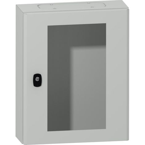 Nsys3dm5415t Coffret Métallique étanche Ip66 - 500x400x150 - Porte Vitrée - Spacial S3d - Schneider Electric (1/2)