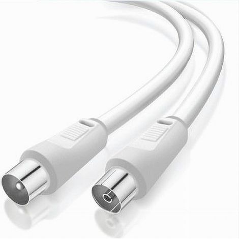 20 Metres Cable Antenne Tv Male/femelle Cable D'extension Blindé Maxtech At-001-20m (1/2)
