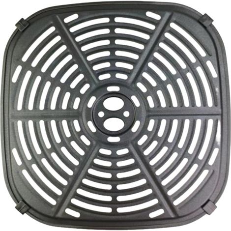 Metall-Heißluftfritteusenplatte – Heißluftfritteusenblech – Grillplatte – Multifunktionale Metall-Kochplatte für Heißluftfritteusen (1/4)