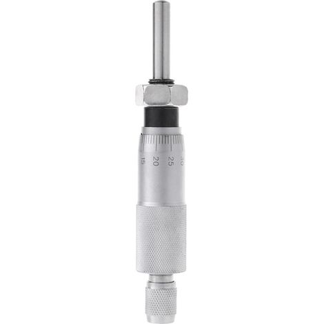Reglas de medición profesionales GABRIELLE - Cabezal micrométrico - Herramientas de medición Cabeza redonda con tuerca completa 0-25 mm