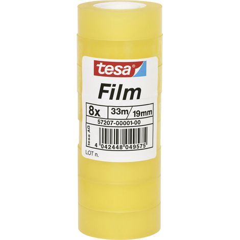 tesa 57207-00001-01 tesafilm Standard transparent (L x l) 33 m x 19 mm 8 pc(s)