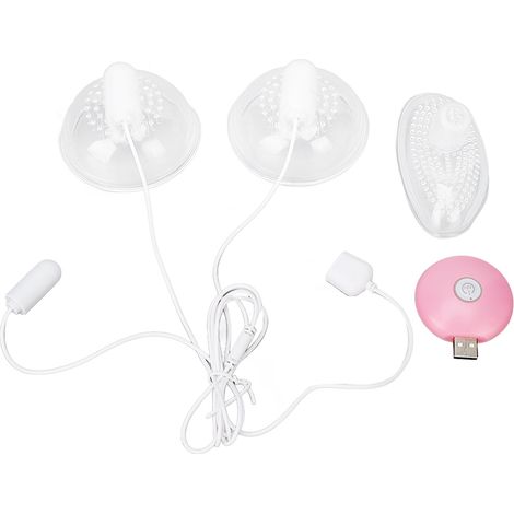 10 modes masseur de poitrine 3 têtes étanche silicone doux pour canaux obstrués