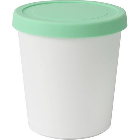 Eiscremebehälter – Auslaufsicherer Silikondeckel – Gefriergeeignet – Stapelbar – 1 l (1/5)