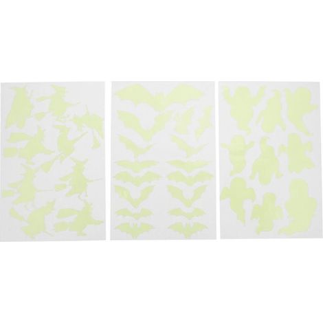 Lot de 3 autocollants d'Halloween pour la décoration d'Halloween (1/3)