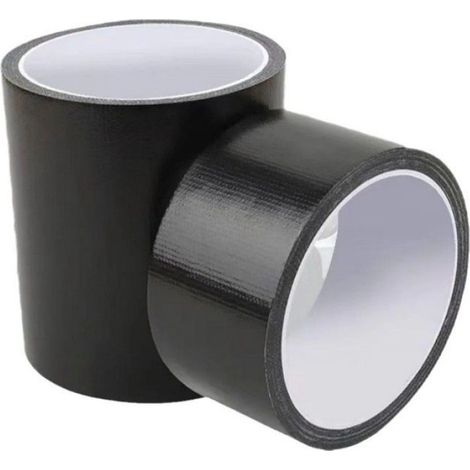 Ruban adhésif étanche en fibre ultra résistant anti-fuites 10 m x 5 cm - - Auto-fixant noir - Pour réparation étanchéité (1/4)