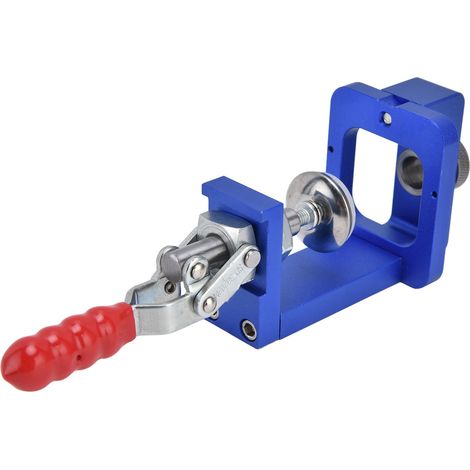 Bohrschablonen-Set aus blauer und roter Aluminiumlegierung, Gehäusepositionierungsstempel, 35-mm-Lochbohrer (1/5)