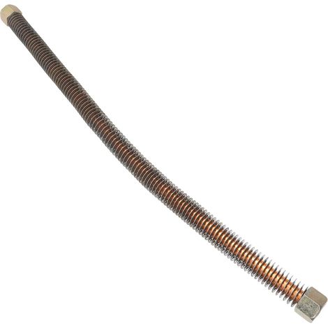 Tuyau De Compresseur D'Air Flexible 19.69 in Tube D'Échappement Avec Dissipation Thermique En Métal Pièce De Rechange Pour Compresseur D'Air Raccord De Connexion Pour Atelier Et Garage (1/5)