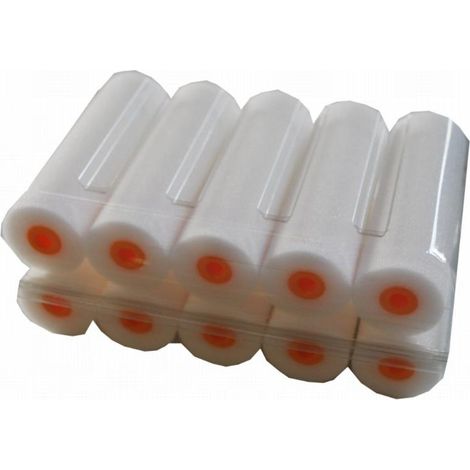 FPLUS recambio rodillo esmalte 10cm.x10 uds. , Recambios rodillos esmalte.