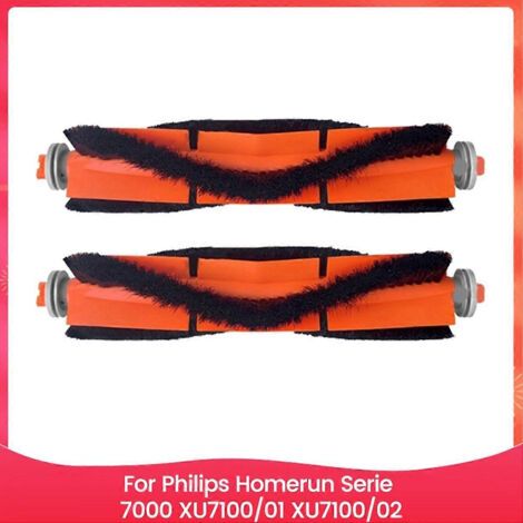 BARKBUSTERS Lot de 2 brosses principales de rechange pour aspirateur Homerun série 7000 XU7100/01 XU7100/02 et spa