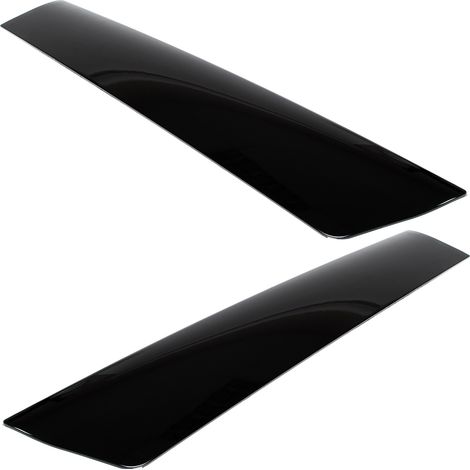 MINI R52 04-08 Moldura exterior de pilar A NEGRO BRILLO izquierda + derecha 2 uds. SET (1/2)