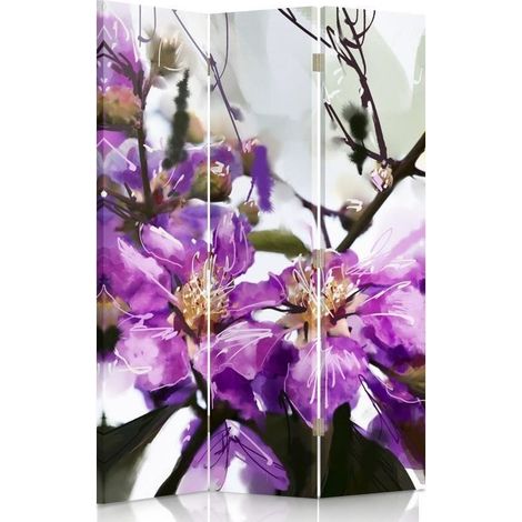 Paravento bilaterale 360, Fiori magnetici - 110x170 (1/5)