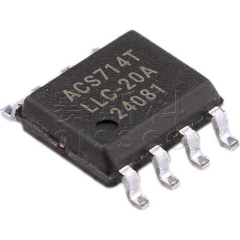 ACS714LLCTR-20A-T Electronic Component Integrated Circuit, 5 Electronic Component Integrated Circuit Units, 5 Units Shipped.