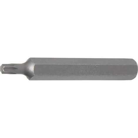 Embout Torx T27 10 mm (3/8) - L. 75 mm - Profil T - Précision et Durabilité, Acier - D-Work (1/5)