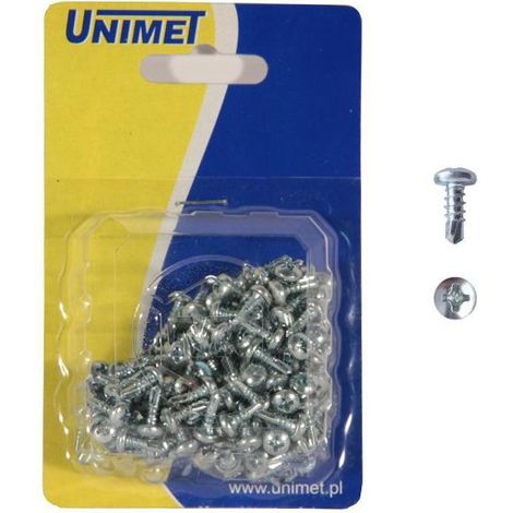Tornillo autorroscante galvanizado 3,59,5 mm blíster - 200 unidades - 504 3,595ZN