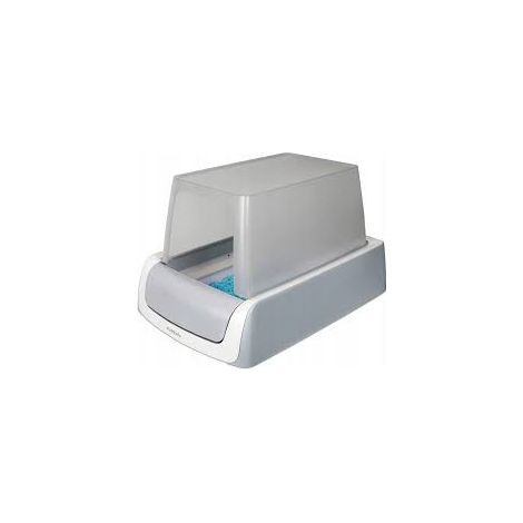 PetSafe - ScoopFree Self-Cleaning Litter Box with Hood – 2nd Gen., Grey (PAL19-17125)