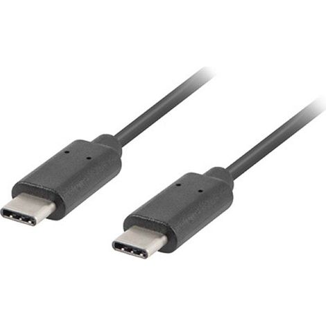 Cavo usb lanberg ca-cmcm-31cu-0018-bk - connettori usb 3,1 type-c a usb 3,1 type-c - 1,8 m - nero
