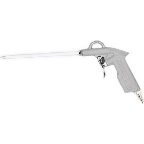 Soufflette metal bec long 190 mm - pression 1 a 6 bar - insert rapide PRODIF - 1152V
