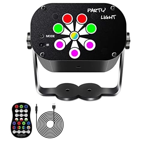 Disco Light - LED Light Avec Télécommande - Éclairage Décoratif Pour Intérieur Et Extérieur - 1 Pièce (1/5)