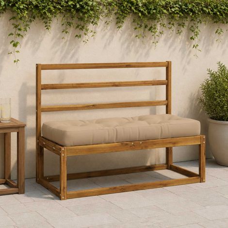 vidaXL Cojín para Pallet VIANEN 100% Poliéster Arena 120 x 50 x 12 cm (1/5)