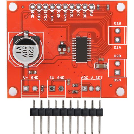 Module de commande de moteur pas à pas L6470 8-45V 3A, carte pilote pour bricolage électronique (1/5)