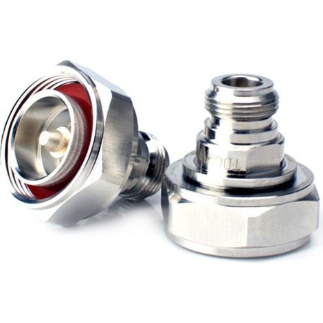 Adaptateur coaxial L29 7/16 DIN mâle vers femelle, connecteurs de câble, connecteurs à vis, à souder, haut-parleurs, adaptateur de godet, prise coaxiale (1/5)