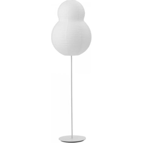 Bubble Lampadaire en papier de riz Blanc 153,5 x 45 cm