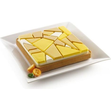 Silikomart kit tarte liberty forma per crostata cm 20 x 20 qualità professionale (1/3)