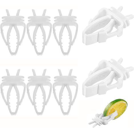 8PCS Pinces pour Cage à Oiseaux,Porte Fruits PerroquetPince à Fruits pour Oiseaux Clips (1/5)
