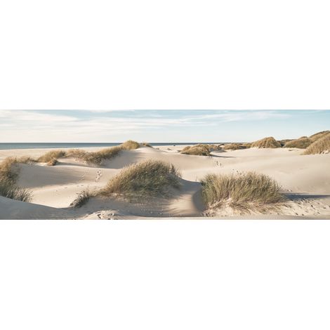 Tableau sur toile côte Danoise 30x97 cm - Impression sur Toile Murale Décorative - Image imprimée en HD sur Toile - Toile sur Châssis en Bois FSC - Fabriqué en France (1/5)