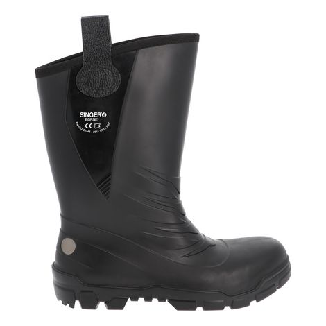 Botte de sécurité hiver S5 FO CI SR Tige PVC/nitrile Fourrure polyester - SINGER - BORNE 37