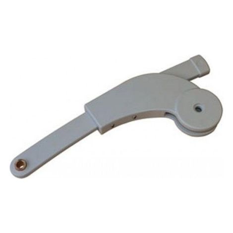 Nice – Bras articulé court spécial pour moteurs POP et HOPP – Acier galvanisé laqué – Angle d'ouverture 90° à 100° – Installation optimisée espaces réduits (1/2)