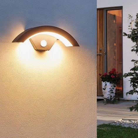 LED Extérieur 24W Détecteur Mouvement IP65 Étanche Entrée (1/4)