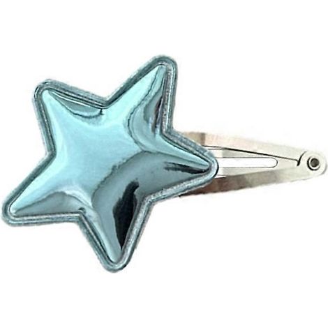 Joli clip cheveux étoile PU cuir barrettes pince latérale douce BB clip vert, accessoire cheveux mignon pour femme fille. (1/4)