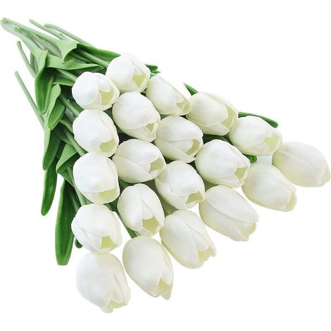 Tulipes artificielles au toucher réaliste, fleurs de mariage-Online Store (1/5)