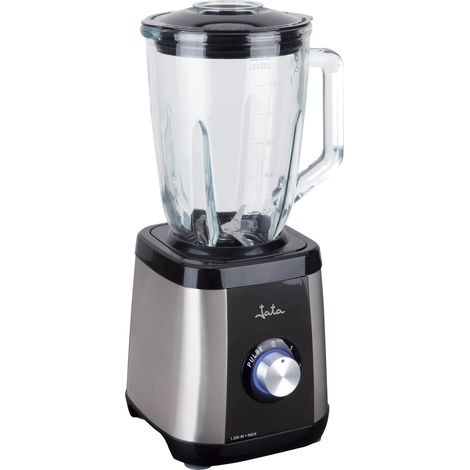Jata BT604N - Batidora de 1300 W con jarra de cristal de 1,5 l, función para picar hielo, 2 velocidades &43 modo &lt&gt, cuchilla (1/5)