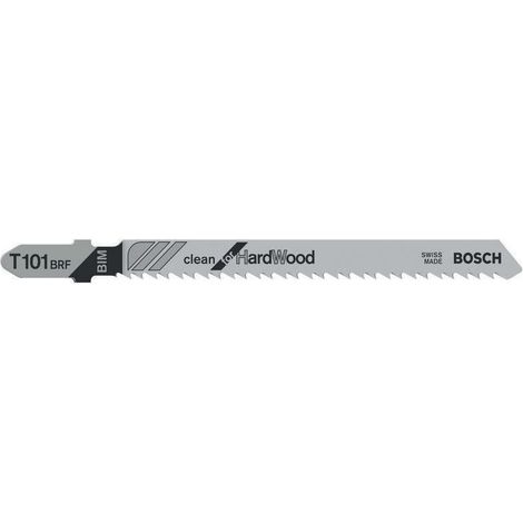PRO Hardwood clean reverse T101BRF Stichsägeblatt, 100 mm, 5-tlg.