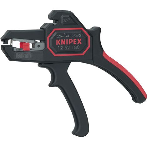 Pince à dénuder automatique, 0,2-6 mm², avec réglage fin, 12 62 180 (1/3)