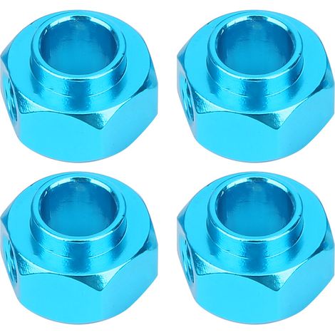 Adaptateur d'élargissement de moyeu hexagonal en alliage d'aluminium pour voiture RC Traxxas/TRX4 1/10 (bleu) (1/5)