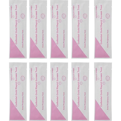 10 bâtonnets test de grossesse HCG urinaire rapide maison - Kit de détection précoce pour grossesse (1/5)