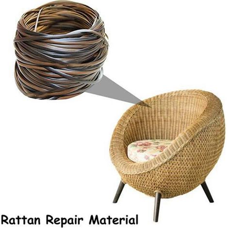 Zwei PE-Rattan-Flechtsets (wie abgebildet) zur Reparatur von Sofas und Möbeln.