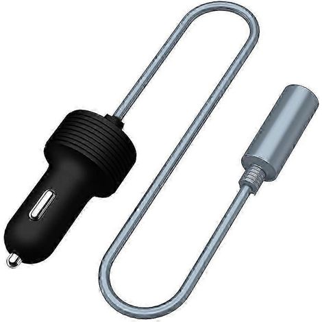 Compatible avec les mini adaptateurs pour voiture, les câbles allume-cigare vers CC femelles et les mini cordons d'alimentation compatibles avec les camping-cars, les fourgonnettes et les voyages hors (1/5)