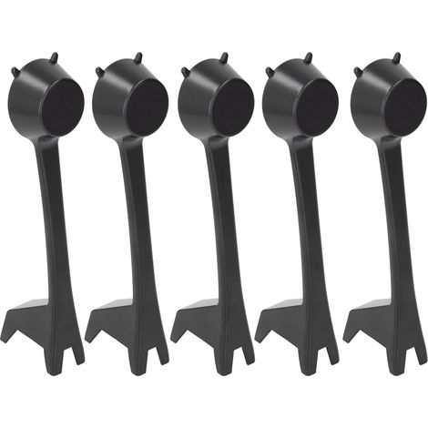 Cuillère girafe 5 pièces, cuillère à café cartoon originale, couvert mignon girafe pour mesure précise, petite cuillère doseuse décorative, lot de 5 (1/5)
