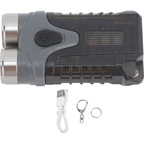 Ortviai Mini Torche LED Rechargeable USB avec Aimant Intégré – Étanche IP65, 100 m Portée, 5 Modes Lumineux (1/5)