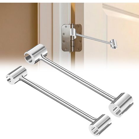Llave para ajustar la holgura de las bisagras (14/19/23/25 mm), herramienta para puertas cortafuegos y de seguridad. (1/5)