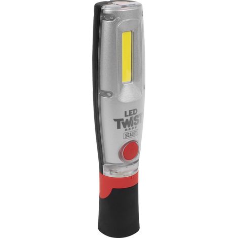 Sealey LED2001 LED Twist Rechargeable Inspection Light 16W COB & 1W SMD