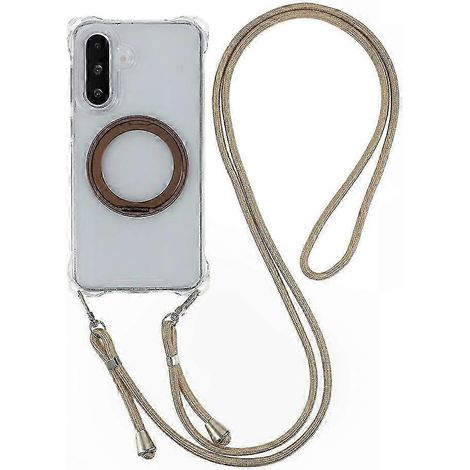 Magnetische Hülle mit Handschlaufe für Galaxy A56 5G und A36 5G – Hybrid-TPU-PC-Hülle mit integriertem Ständer (1/5)