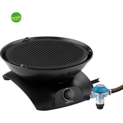 Campingaz 2000038776 360 Grill CV Grill da tavolo 2400 W 1 bruciatore a 360° con accensione Piezoelettrica PushandTurn colore Nero (1/5)