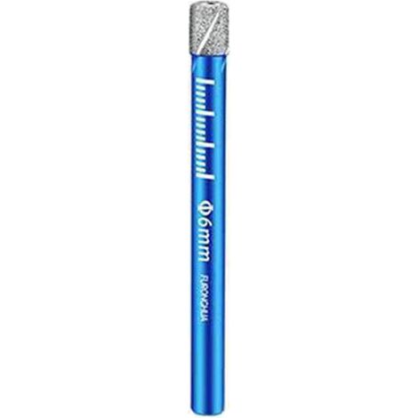 Outils électriques Scie cloche diamantée pour carrelage, marbre, verre et céramique, foret, 6mm