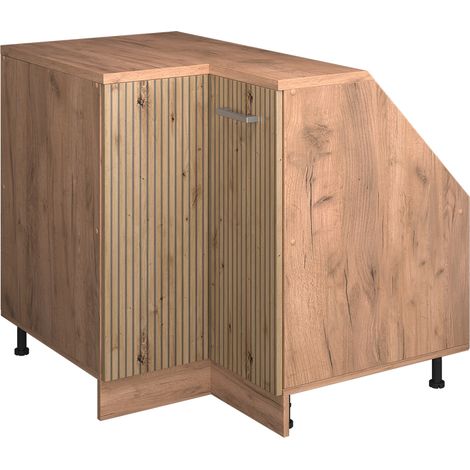 Meuble de cuisine d'angle pour combles R-Line, Chêne Artisan, 75.6cm 1 porte, 60 cm de profondeur, Vicco (1/5)