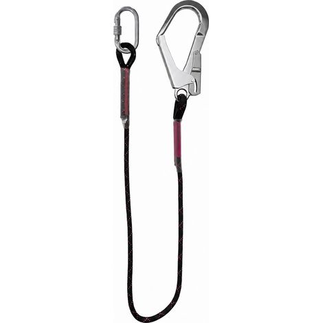Eslinga fija ø10,5 long 1,5m con gancho aa022 (ø50mm) + conector